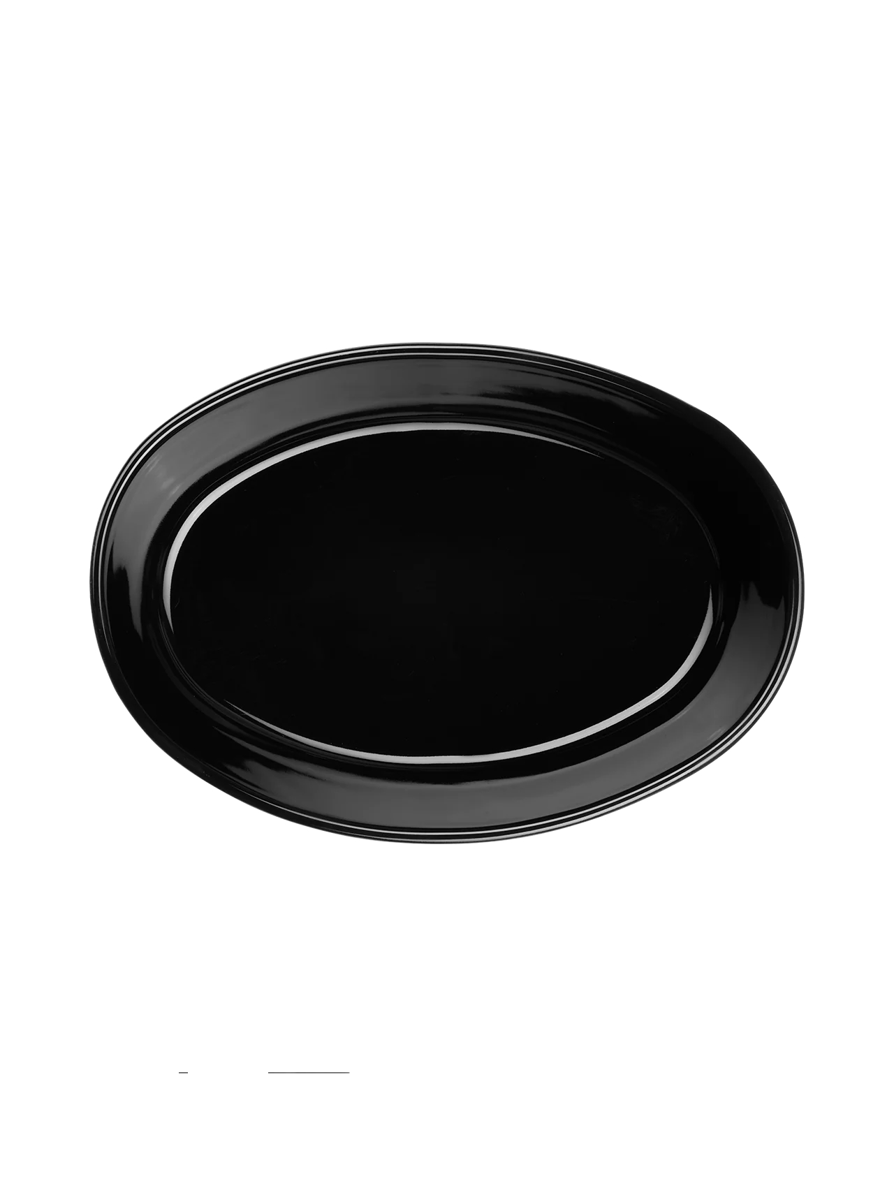 ASA  Kitchenart Auflaufform schwarz oval 20cm
