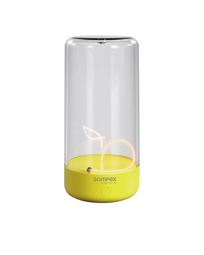 Sompex Pulse Akku-Tischleuchte neon gelb