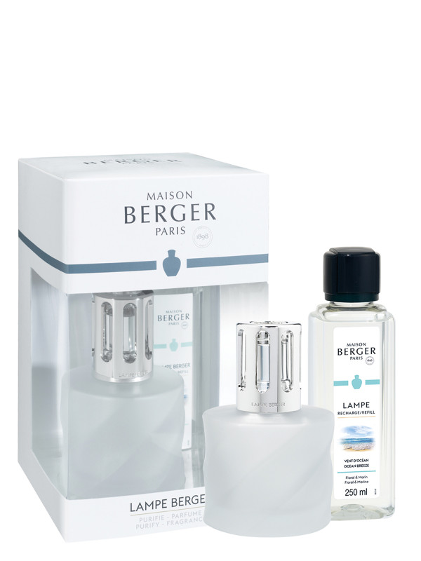 Maison Berger Paris Set Lampe Berger Spirale Eisig & Duft Erfrischende Ozeanbrise