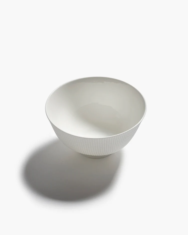 Serax °1 L Bowl weiß Nido groß von Ann Van Hoey 18cm