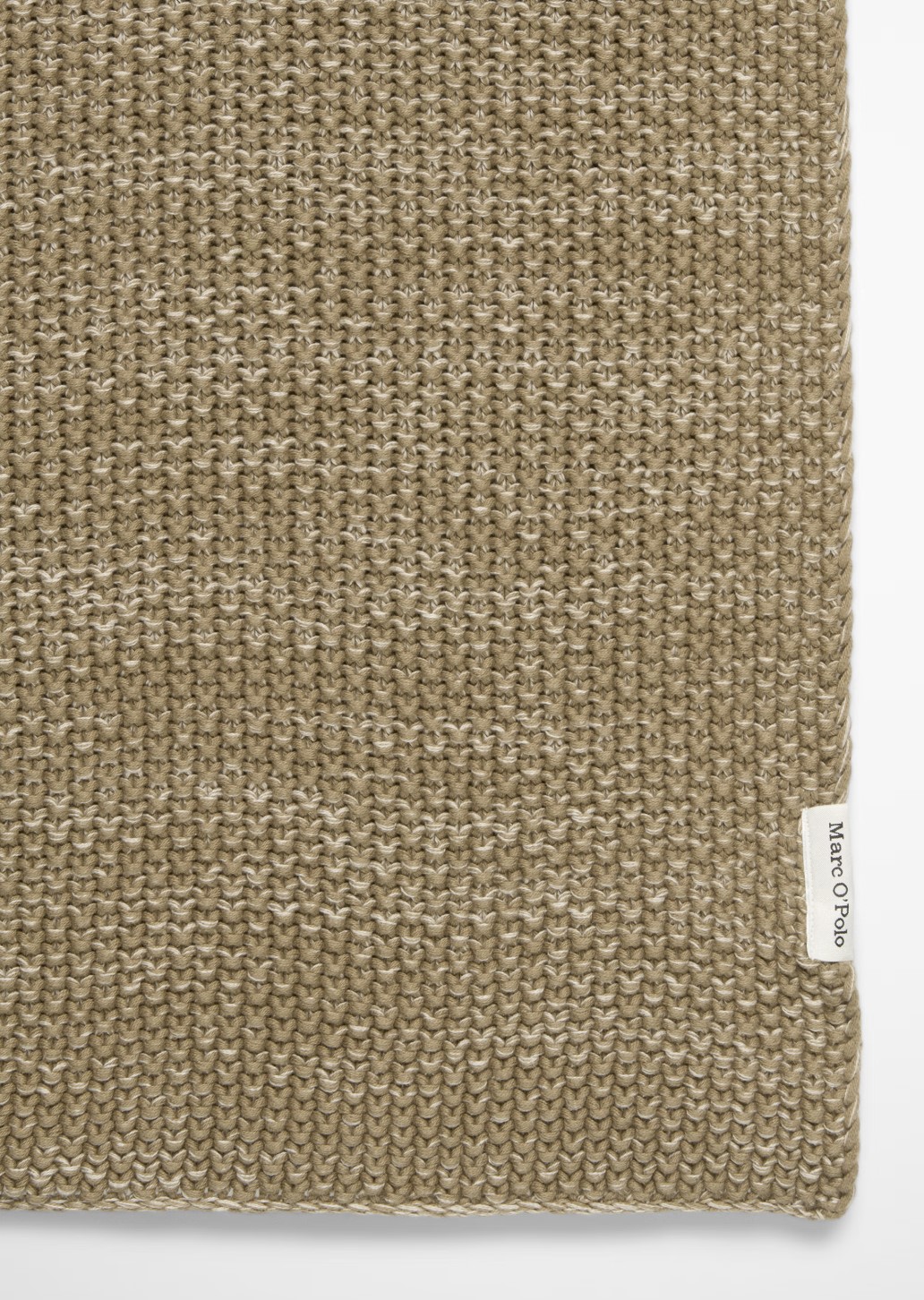 Marc O'Polo Decke Nordic Knit Melange 130x70 Oakwood